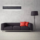 GobekUsa Minimalist Metal LED Rectangle Wall Light in Black/Silver, Warm/White Lighting - 6"/10" Dia. - Living Room Wall Washer Lamp