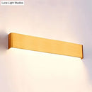 GobekUsa Minimalist Metal LED Rectangle Wall Light in Black/Silver, Warm/White Lighting - 6"/10" Dia. - Living Room Wall Washer Lamp