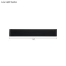 GobekUsa Minimalist Metal LED Rectangle Wall Light in Black/Silver, Warm/White Lighting - 6"/10" Dia. - Living Room Wall Washer Lamp