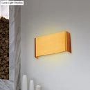GobekUsa Minimalist Metal LED Rectangle Wall Light in Black/Silver, Warm/White Lighting - 6"/10" Dia. - Living Room Wall Washer Lamp