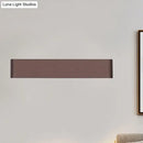 GobekUsa Minimalist Metal LED Rectangle Wall Light in Black/Silver, Warm/White Lighting - 6"/10" Dia. - Living Room Wall Washer Lamp