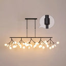 GobekUsa Minimalistic Acrylic Twig Ceiling Pendant Light - Island Lighting Ideas for Dining Room
