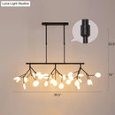 GobekUsa Minimalistic Acrylic Twig Ceiling Pendant Light - Island Lighting Ideas for Dining Room