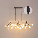 GobekUsa Minimalistic Acrylic Twig Ceiling Pendant Light - Island Lighting Ideas for Dining Room