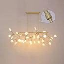 GobekUsa Minimalistic Acrylic Twig Ceiling Pendant Light - Island Lighting Ideas for Dining Room