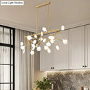 GobekUsa Minimalistic Acrylic Twig Ceiling Pendant Light - Island Lighting Ideas for Dining Room