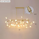 GobekUsa Minimalistic Acrylic Twig Ceiling Pendant Light - Island Lighting Ideas for Dining Room