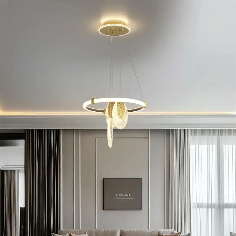 GobekUsa Modern 3-Layer LED Chandelier Pendant Light, photo 8 of 16