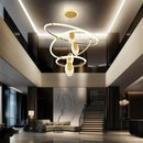 GobekUsa Modern 3-Layer LED Chandelier Pendant Light