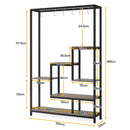 GobekUsa Modern 5-Tier Tall Metal Plant Stand