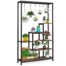 GobekUsa Modern 5-Tier Tall Metal Plant Stand