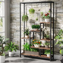 GobekUsa Modern 5-Tier Tall Metal Plant Stand