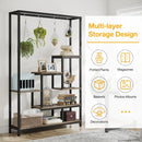 GobekUsa Modern 5-Tier Tall Metal Plant Stand