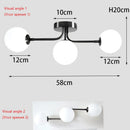GobekUsa Modern Acrylic Ball Ceiling Light for Home