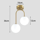 GobekUsa Modern Acrylic Ball Ceiling Light for Home