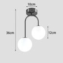 GobekUsa Modern Acrylic Ball Ceiling Light for Home