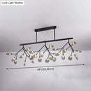GobekUsa Modern Acrylic Firefly Island Pendant Ceiling Lights for Dining Room – 27 Lights
