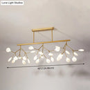 GobekUsa Modern Acrylic Firefly Island Pendant Ceiling Lights for Dining Room – 27 Lights