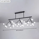 GobekUsa Modern Acrylic Firefly Island Pendant Ceiling Lights for Dining Room – 27 Lights