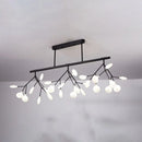 GobekUsa Modern Acrylic Firefly Island Pendant Ceiling Lights for Dining Room – 27 Lights