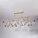 GobekUsa Modern Acrylic Firefly Island Pendant Ceiling Lights for Dining Room – 27 Lights