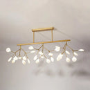 GobekUsa Modern Acrylic Firefly Island Pendant Ceiling Lights for Dining Room – 27 Lights