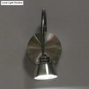 GobekUsa Modern Aluminum Reading Wall Lamp with Adjustable Arm - LED Chrome Wall Light Sconce