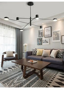 GobekUsa Modern Black Chandelier: Nordic Style Home Lighting