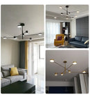 GobekUsa Modern Black Chandelier: Nordic Style Home Lighting