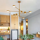GobekUsa Modern Black Chandelier: Nordic Style Home Lighting