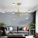 GobekUsa Modern Black Chandelier: Nordic Style Home Lighting