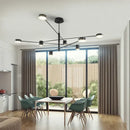 GobekUsa Modern Black Chandelier: Nordic Style Home Lighting