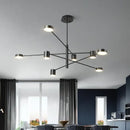GobekUsa Modern Black Chandelier: Nordic Style Home Lighting