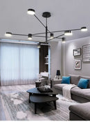 GobekUsa Modern Black Chandelier: Nordic Style Home Lighting