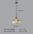 GobekUsa Modern Black Crystal LED Pendant Chandelier
