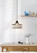 GobekUsa Modern Black Crystal LED Pendant Chandelier