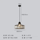 GobekUsa Modern Black Crystal LED Pendant Chandelier
