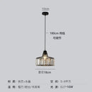 GobekUsa Modern Black Crystal LED Pendant Chandelier