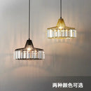 GobekUsa Modern Black Crystal LED Pendant Chandelier