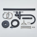 GobekUsa Modern Black Floor Mounted Tub Faucet