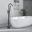 GobekUsa Modern Black Floor Mounted Tub Faucet