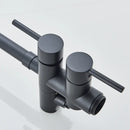 GobekUsa Modern Black Floor Mounted Tub Faucet