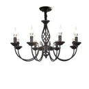 GobekUsa Modern Black Iron Chandelier for Living Room