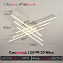 GobekUsa Modern Black LED Chandelier Lights for Bedroom and Living Room