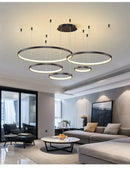 GobekUsa Modern Black Pendant Light for Living Room - Dimmable