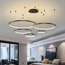 GobekUsa Modern Black Pendant Light for Living Room - Dimmable