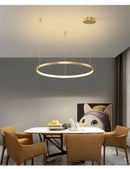 GobekUsa Modern Black Pendant Light for Living Room - Dimmable