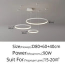GobekUsa Modern Black Pendant Light for Living Room - Dimmable