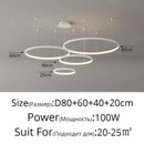 GobekUsa Modern Black Pendant Light for Living Room - Dimmable