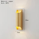 GobekUsa Modern Brass LED Wall Lamp